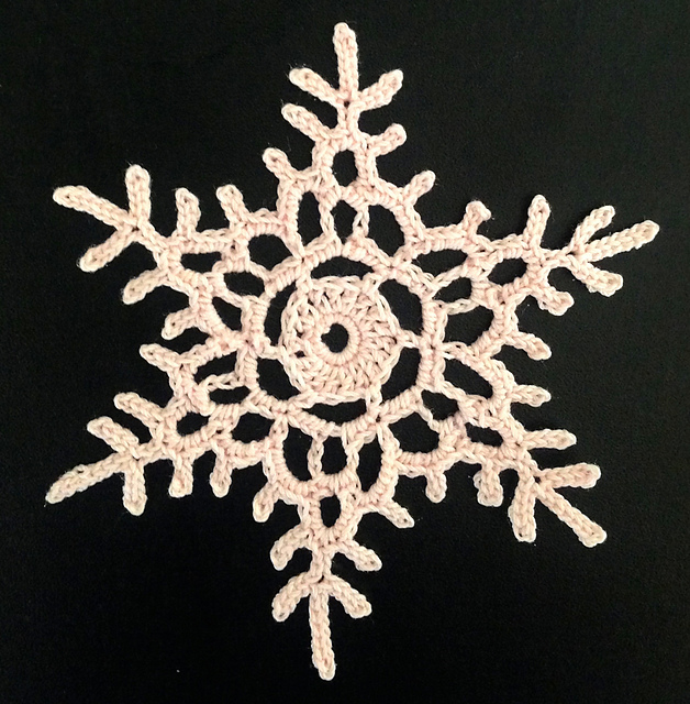 All the Trimmings Crochet Snowflake