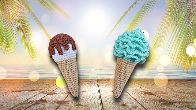 Ice cream amigurumi