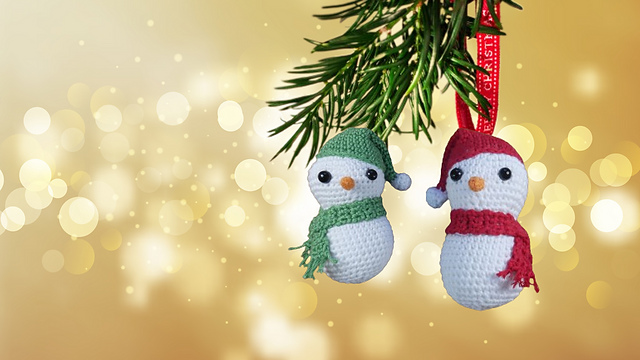 Snowman amigurumi