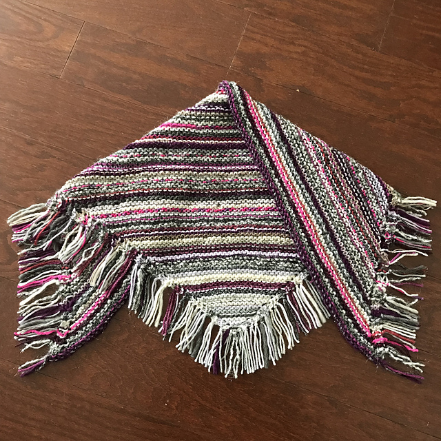 Scrappy Triangle Scarf