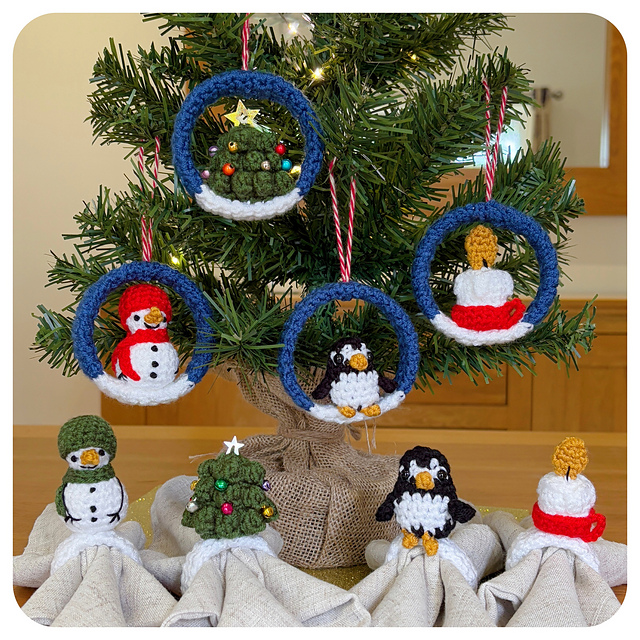 Napkin Rings & Baubles Set