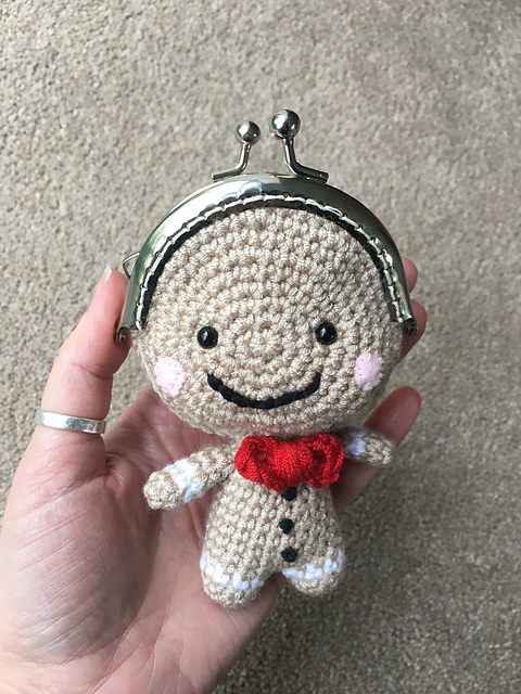 Gingerbread Man Coin Purse
