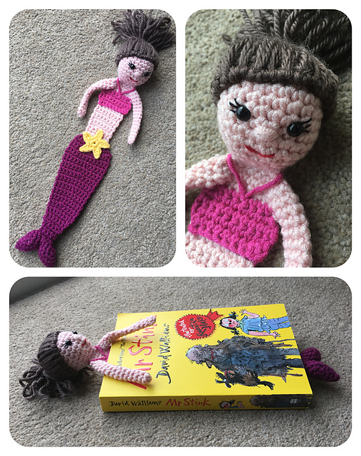 Squashed Mermaid Bookmark!