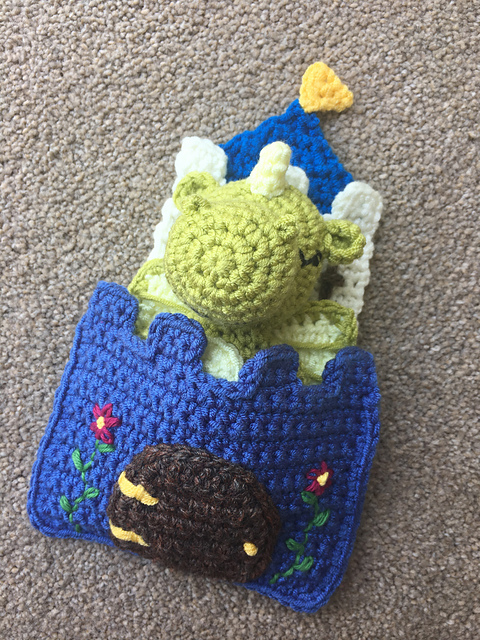 Dragon in a Castle Sleeping Bag