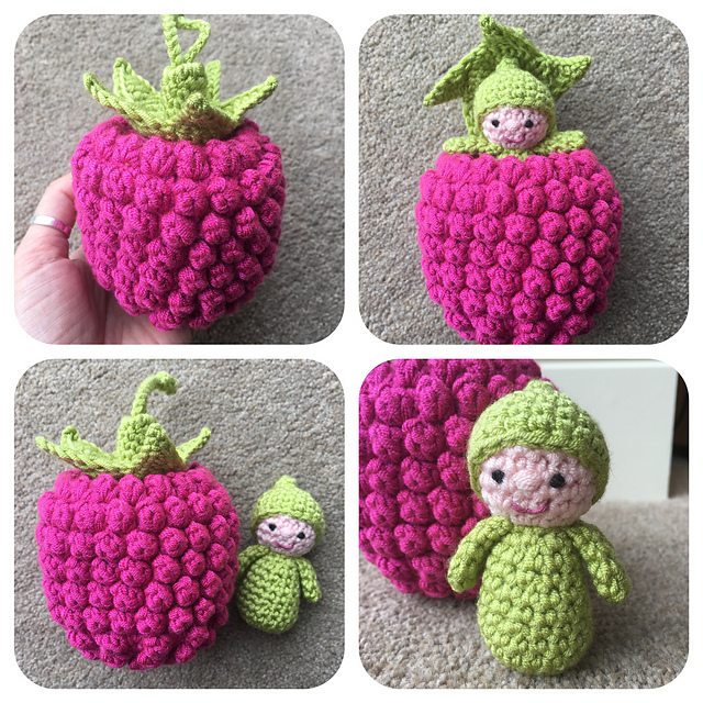 Ravelry: Raspberry Pocket Pal pattern by Laura Sutcliffe