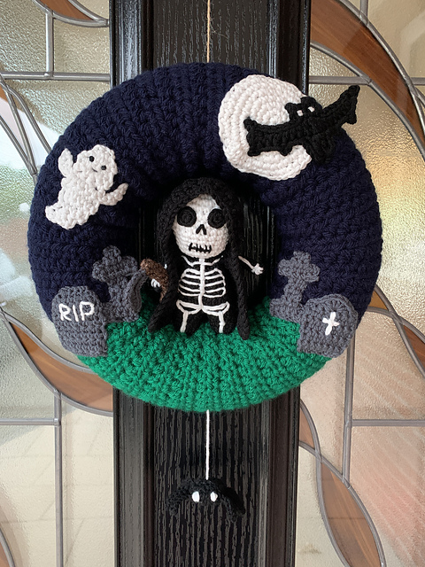 Halloween Grim Reaper Wreath