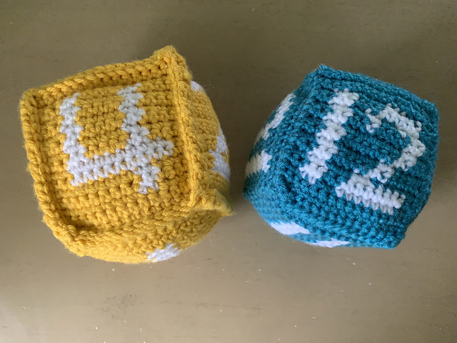 Crochet Number Blocks