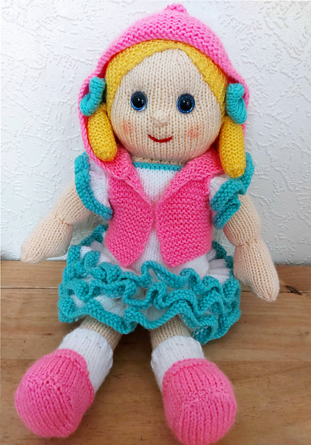 Free Rag Easy Rag Doll Ruby Rag Doll PDF Sewing Pattern With