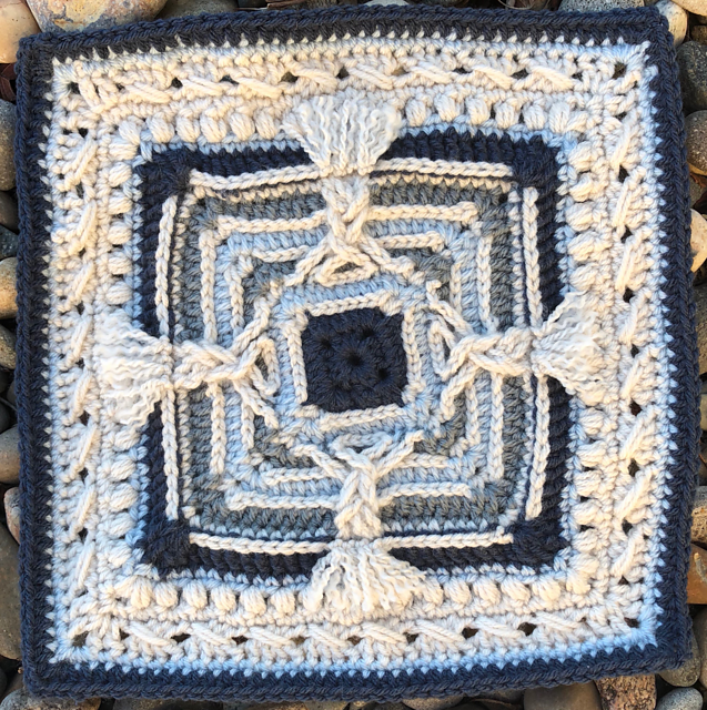 End of My Rope 12" Square