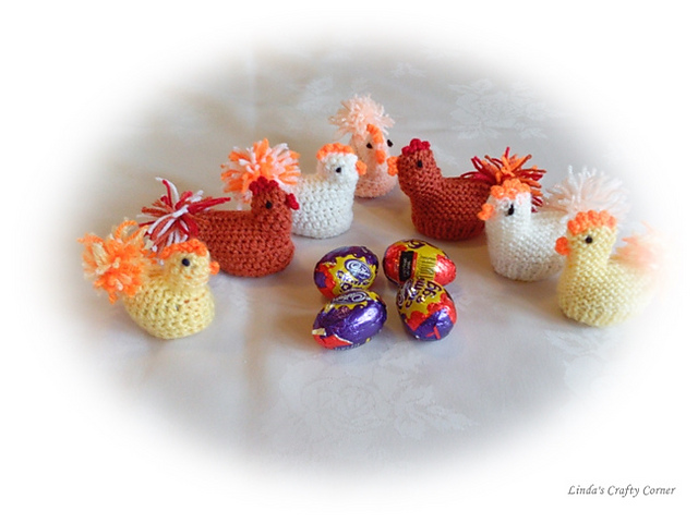 Easter Chicks in Knit and Crochet