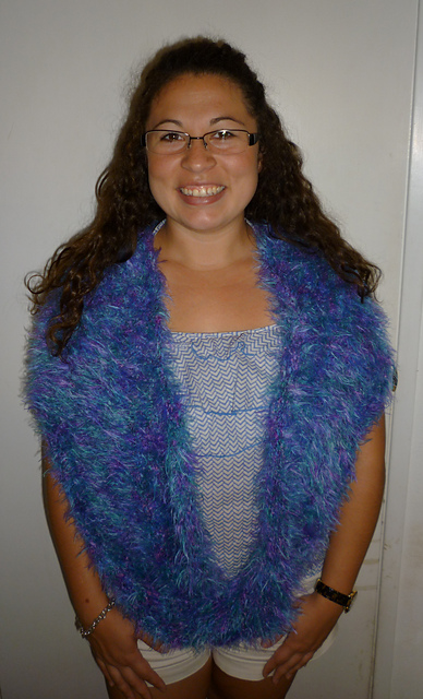 "Fur" Stole/Scarf/Cowl/Hood