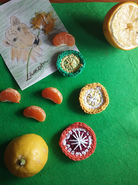 Zitrusfrüchte/ citrus fruit applique