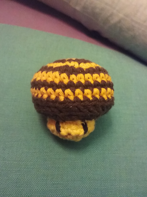 ein Pilz ähnlich dem Super Mario Bienenpilz