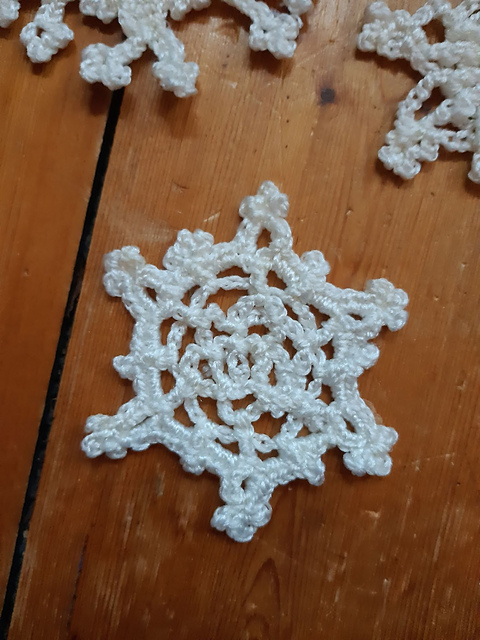 Schneeflocken Adventskalender 17