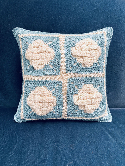 All Four Knot Pillow cover