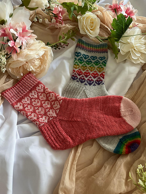 Chaussettes Coeur d'anniversaire