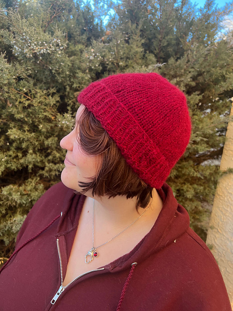 Simple Folded Brim Beanie