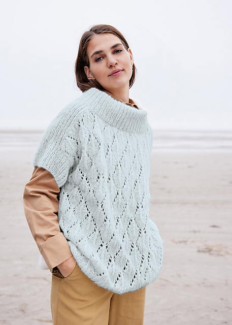 # 19 Kurzarm-Pullover Alpaca Air
