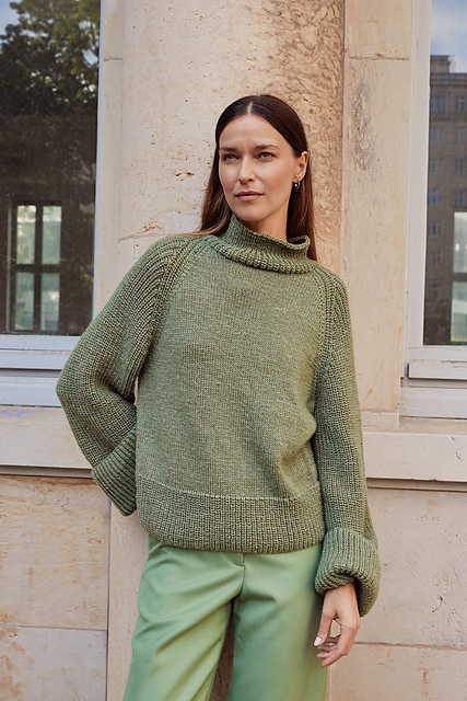 # 19 Pullover mit weiten Ärmeln