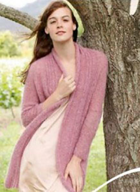# 14 Lange Mohairjacke