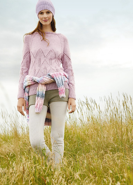 # 18 Lochmusterpullover