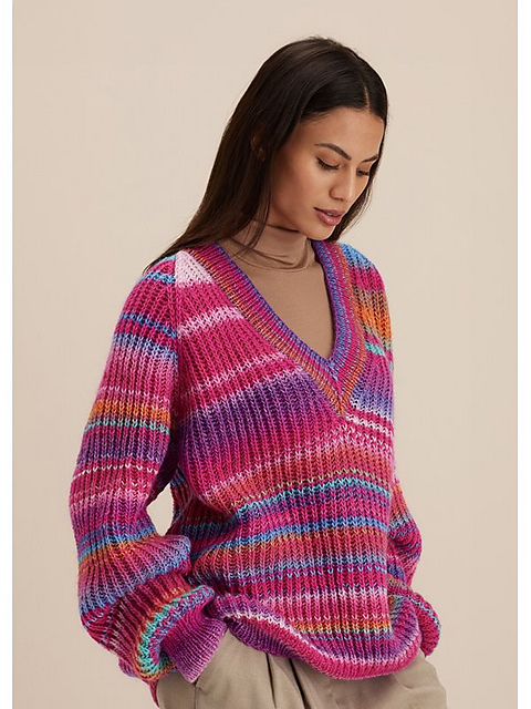 # 20 Raglan-V-Pullover