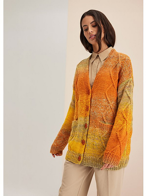 # 25 Jacke mit Zopf