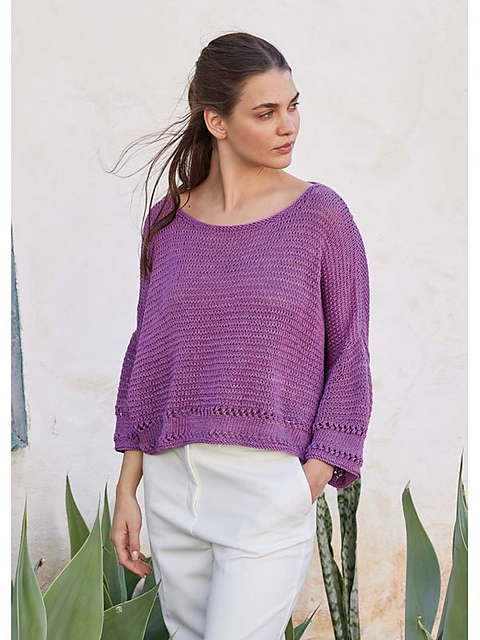 # 19 Pullover Cotton Silk