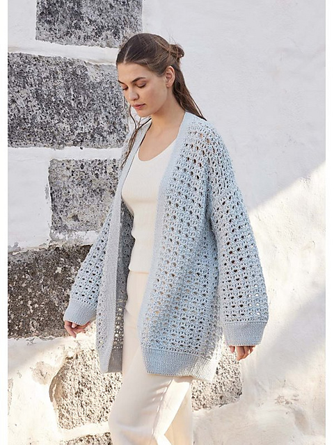 # 21 Cardigan Landlust Baumwolle