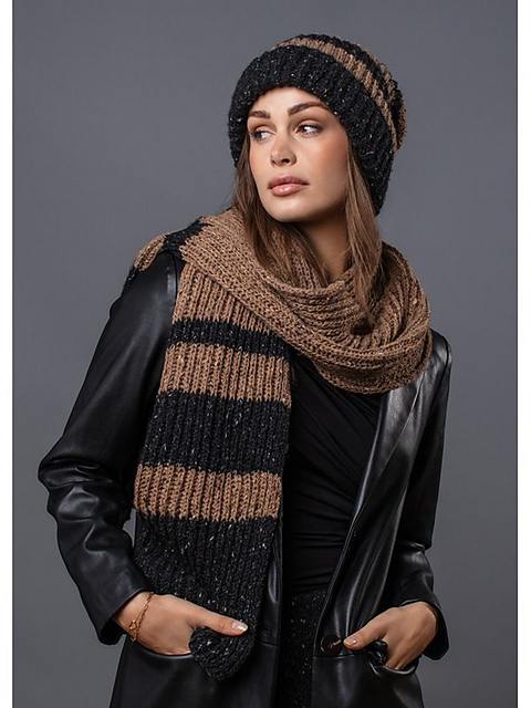 # 08 Schal Landlust Soft Tweed 180