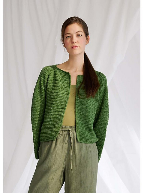 30 Jacke mit Fallmaschenmuster