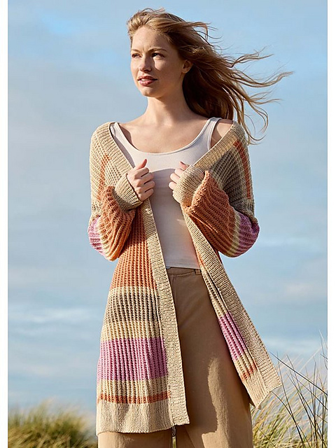 # 09 Longcardigan im falschen Patent