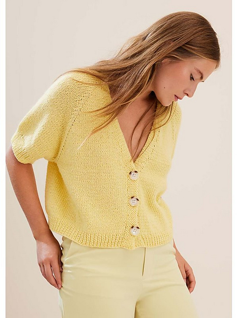 # 04 Raglanjacke mit Hebemuster