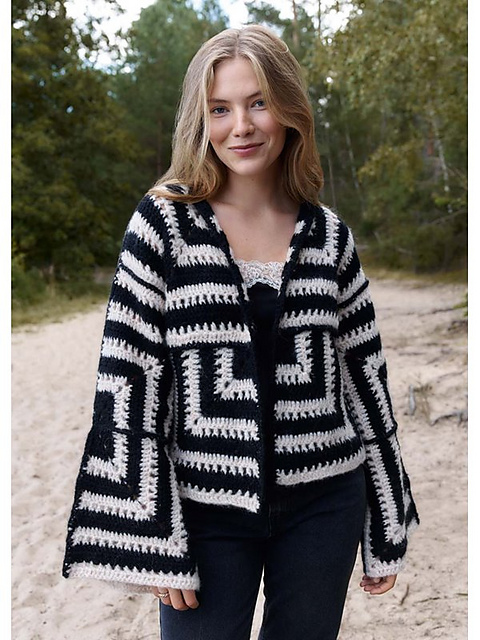 # 08 Granny Square Jacke