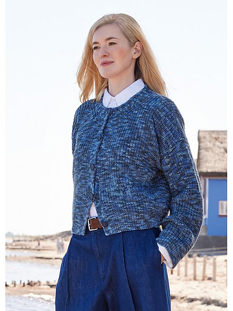 # 12 Halbpatent-Jacke Cool Wool Print