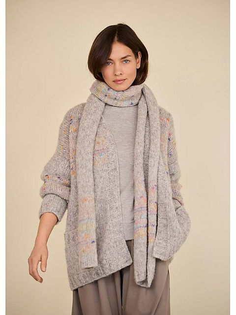 # 30 Schal Alpaca Air II & Cassata