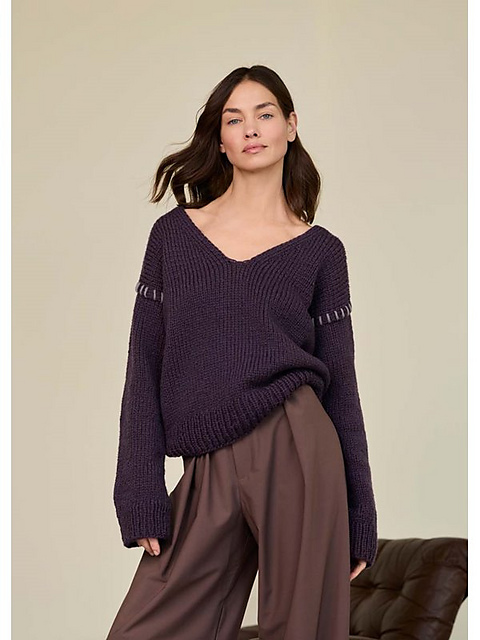 # 33 V-Pullover Winter Softness