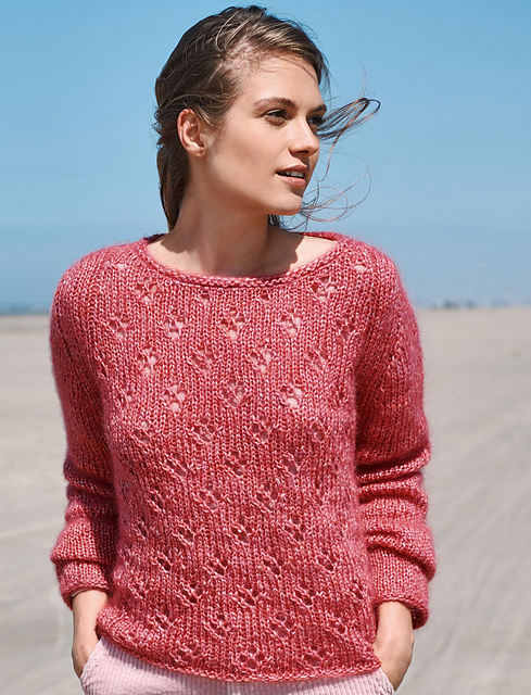 # 20 Pulli mit Lochmuster