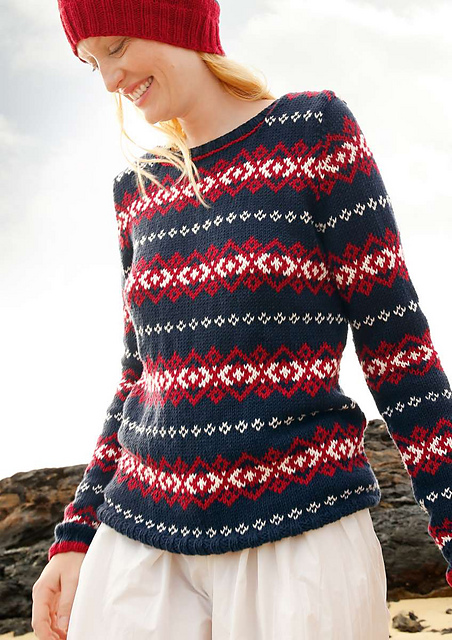 # 22 Jaquardpullover