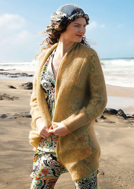 # 26 Weite Mohair-Jacke