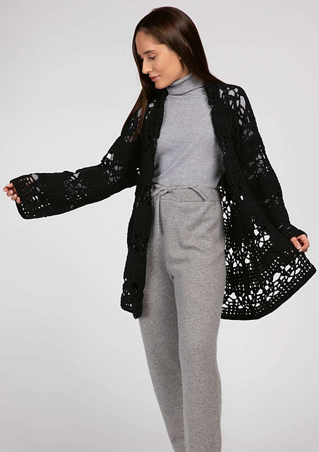 # 09 Häkeljacke Yin