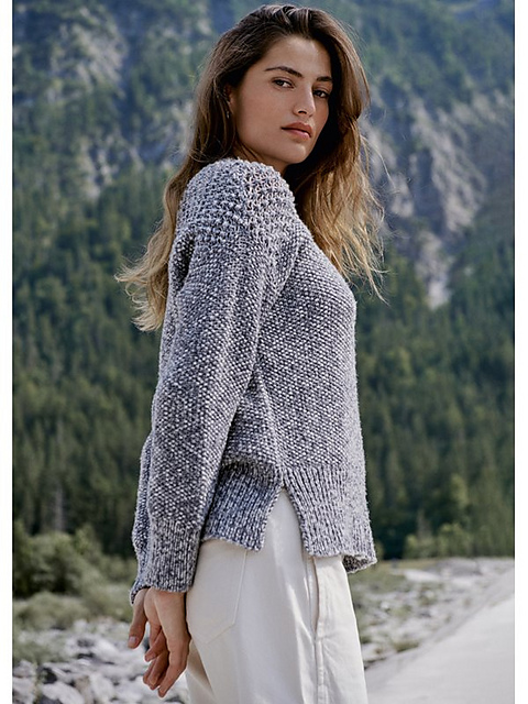 # 12 Pullover mit Perlmuster