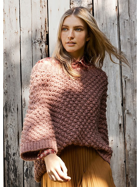 # 08 Pullover mit Noppenmuster