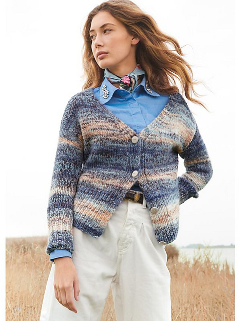 # 37 Cardigan Stripy