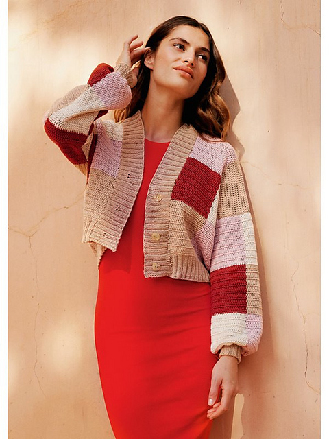 # 29 Patchwork-Cardigan