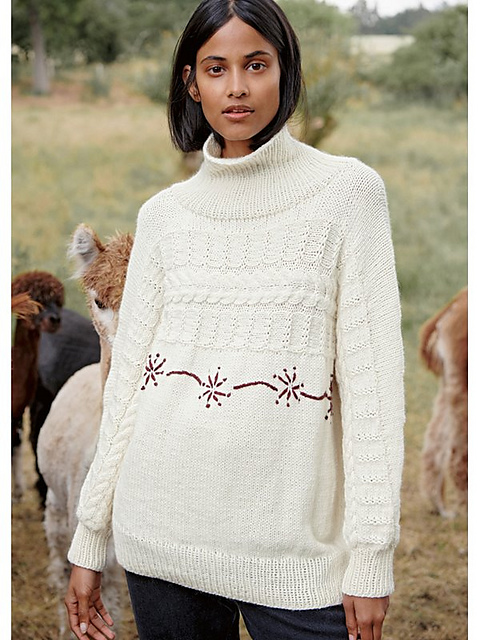 # 07 Pullover mit Stickerei