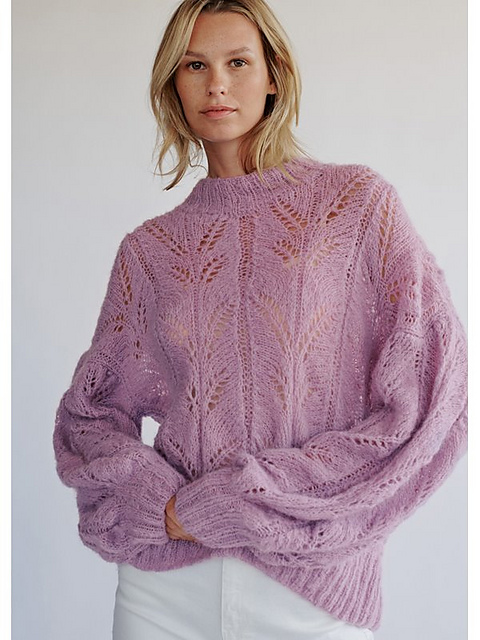 # 09 Pullover mit Ajourmuster