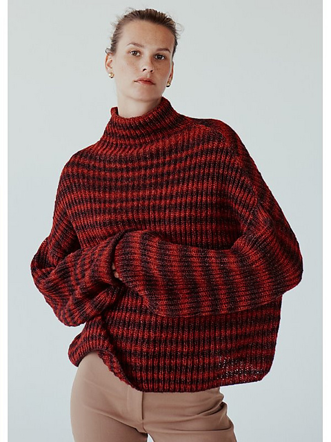 # 26 Pullover mit Patentmuster