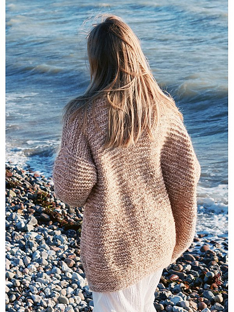 # 15 Cardigan kraus rechts