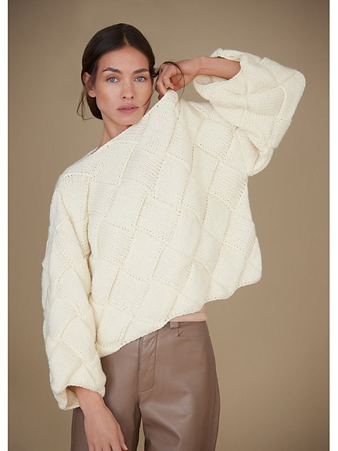 # 02 Entrelac-Pullover